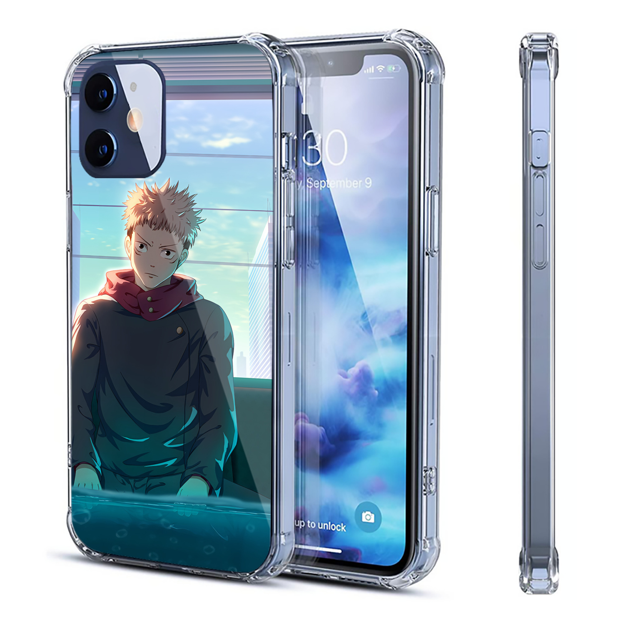 （画像用） SPY×FAMILY间谍家家酒 【iPhone 12シリーズ対応】透明スマホケース（クリアソフトケース）